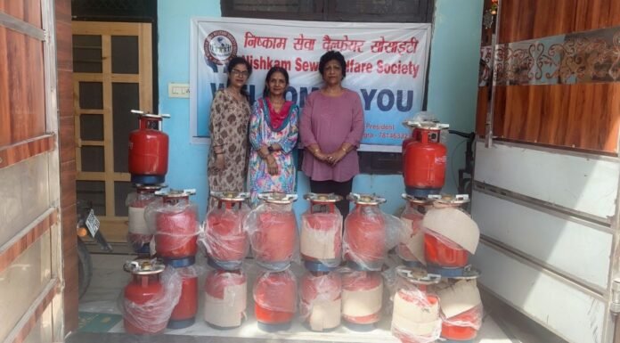 ਨਿਸ਼ਕਾਮ ਸੇਵਾ ਵੈਲਫੇਅਰ ਸੋਸਾਇਟੀ ਹੜ ਪੀੜਤਾਂ ਨੂੰ 100 ਸਿਲੰਡਰ ਪ੍ਰਦਾਨ ਕਰੇਗੀ – ਕਿਰਨ ਨਾਗਪਾਲ