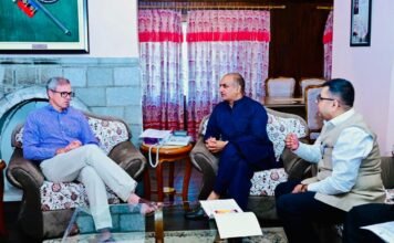 350th Martyrdom Anniversary of Guru Tegh Bahadur Ji – Deepak Bali meets Jammu & Kashmir CM Omar Abdullah, seeks support for Srinagar events