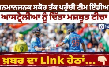 IND vs AUS : ਟੀਮ ਇੰਡੀਆ ਨੇ ਮੁਸ਼ਕਲ ਹਾਲਾਤਾਂ ਵਿੱਚ ਬਣਾਇਆ ਸਨਮਾਨਜਨਕ ਸਕੋਰ