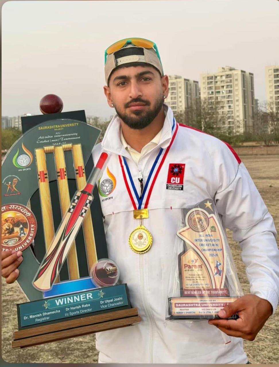 ਪਟਿਆਲਾ ਦੇ ਤੇਜਪ੍ਰੀਤ ਸਿੰਘ ਨੇ ਕ੍ਰਿਕਟ ਦੇ ਮੈਦਾਨ 'ਤੇ ਗੱਡਿਆ ਝੰਡਾ, ਭਰਾ ਵੀ IPL 'ਚ ਦਿਖਾ ਚੁੱਕਾ ਦਮ 2