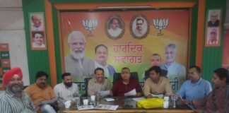 ਬਦਲਾਵ ਰੈਲੀ ਲਈ ਭਾਜਪਾ ਦੀ ਤਿਆਰੀਆਂ ਚਰਮ ‘ਤੇ – 7 ਮਾਰਚ ਨੂੰ ਅਸ਼ਵਿਨੀ ਸ਼ਰਮਾ ਜਲੰਧਰ ਵਿੱਚ ਲੈਣਗੇ ਵੱਡੀ ਸਮੀਖਿਆ ਬੈਠਕ